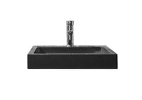 Thumbnail for Virtu USA Nester Natural Stone Bathroom Vessel Sink in Shanxi Black Granite Bathroom Sink Virtu USA 