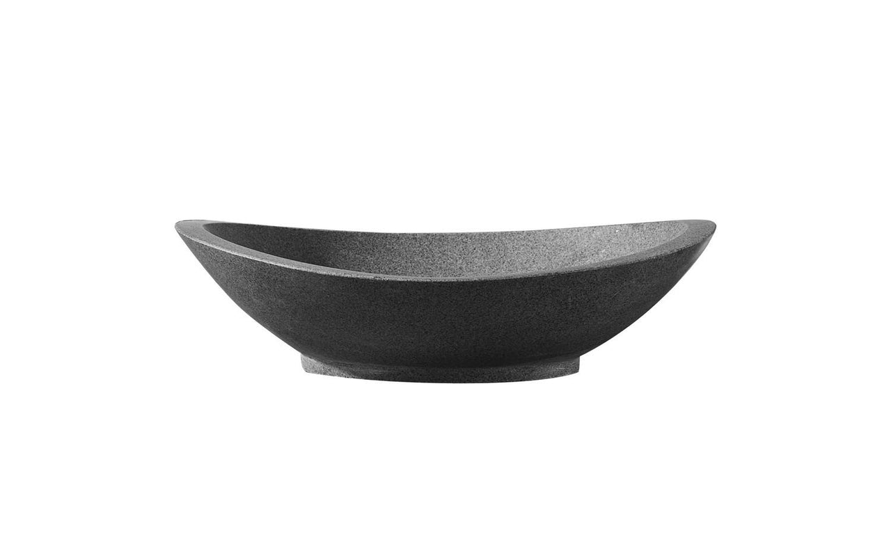 Virtu USA Bia Natural Stone Bathroom Vessel Sink in G654 Granite Bathroom Sink Virtu USA 