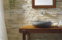 Thumbnail for Virtu USA Athena Natural Stone Bathroom Vessel Sink in Andesite Granite Bathroom Sink Virtu USA 