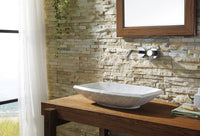 Thumbnail for Virtu USA Kirke Natural Stone Bathroom Vessel Sink in Bianco Carrara Marble Bathroom Sink Virtu USA 