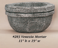Thumbnail for Venezia Mortar Cast Stone Outdoor Garden Planter Planter Tuscan 
