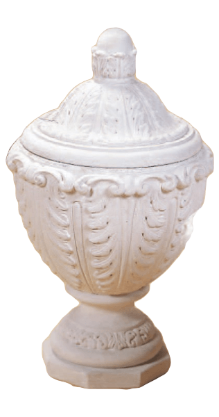 Villa Elsa Urn With Lid Cast Stone Outdoor Garden Planter Planter Tuscan 