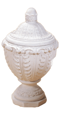 Thumbnail for Villa Elsa Urn With Lid Cast Stone Outdoor Garden Planter Planter Tuscan 