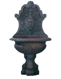 Thumbnail for Vinci Cast Stone Outdoor Wall Garden Fountains With Spout Fountain Tuscan 