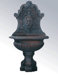 Thumbnail for Vinci Cast Stone Outdoor Wall Garden Fountains With Spout Fountain Tuscan 
