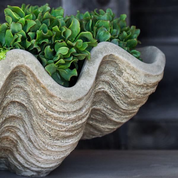 Campania International South Seas Shell Planter, Large Urn/Planter Campania International 