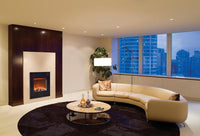 Thumbnail for Amantii ZECL electric fireplace with blk surround, 11 pce. log set & Ice media Electric Fireplace Amantii 