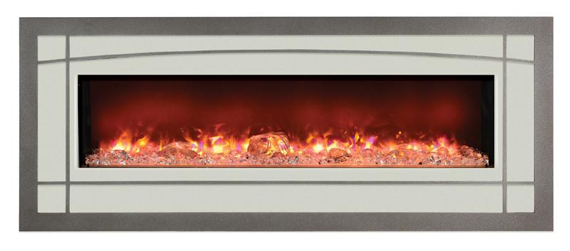 Amantii Mission style steel overlay for WM-BI-48-5823 Electric Fireplace Amantii 