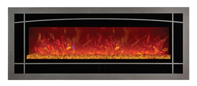 Amantii Mission style steel overlay for WM-BI-48-5823 Electric Fireplace Amantii 