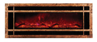 Thumbnail for Amantii Blacksmith style steel overlay only for WM-BI-48-5823 Electric Fireplace Amantii 