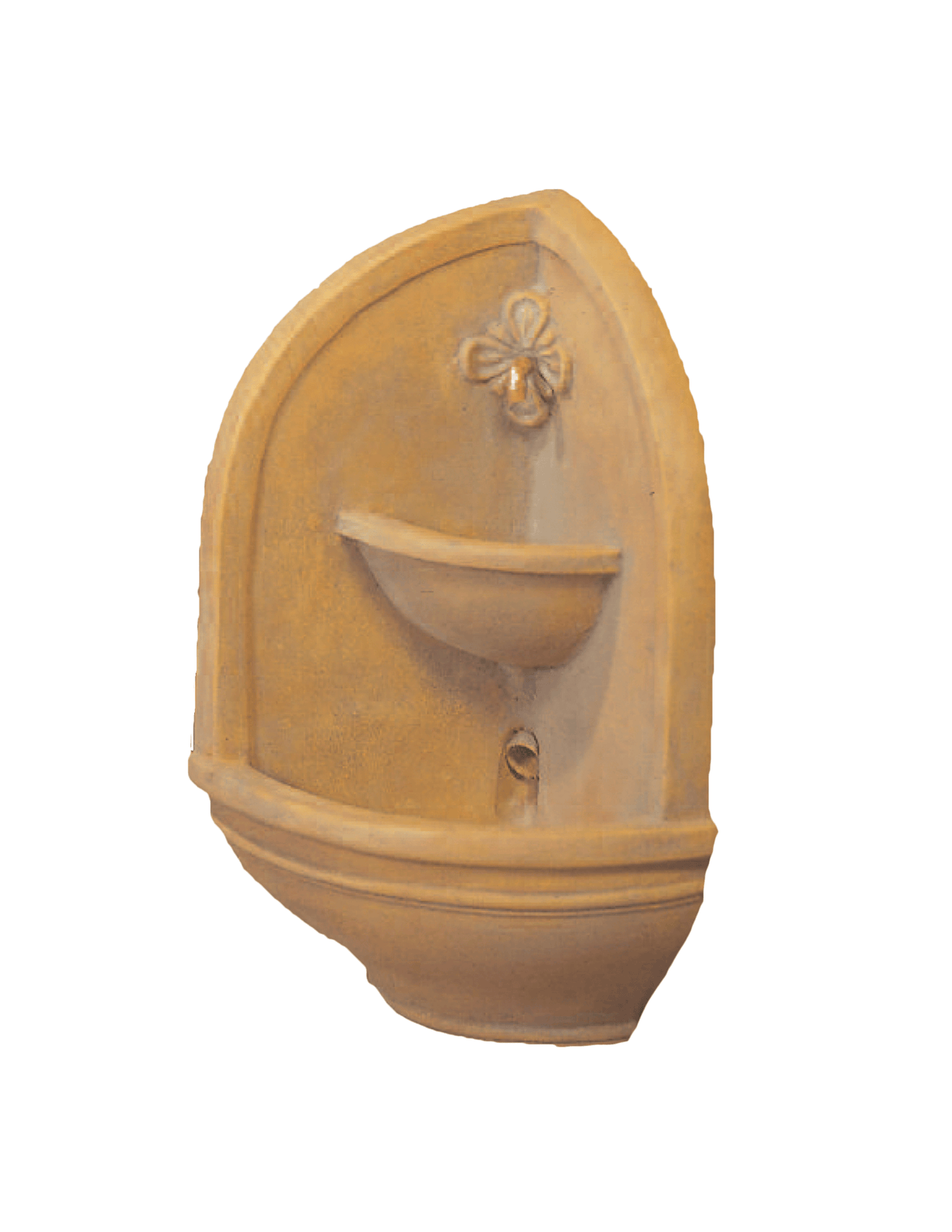 Tuscan Corner Wall Cast Stone Outdoor Garden Fountains With Spout Fountain Tuscan 