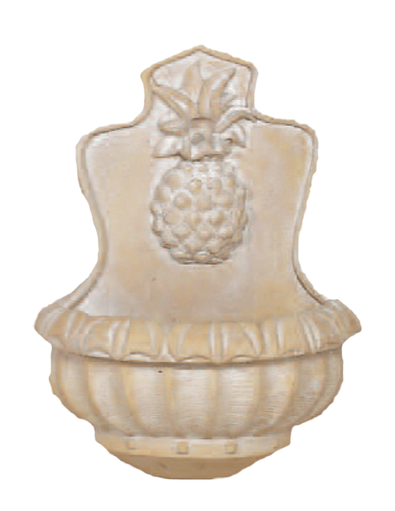 Welcome Pineapple Cast Stone Outdoor Garden Fountains Fountain Tuscan 