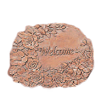 Thumbnail for Welcome Plaque Cast Stone Outdoor Asian Collection Wall Ornament Tuscan 