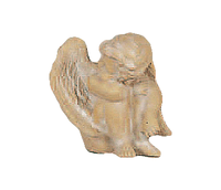 Thumbnail for Windblown Angel Down Cast Stone Outdoor Asian Collection Statues Tuscan 