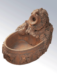 Thumbnail for Wine Jug Cast Stone Outdoor Garden Fountain With Spout Fountain Tuscan 