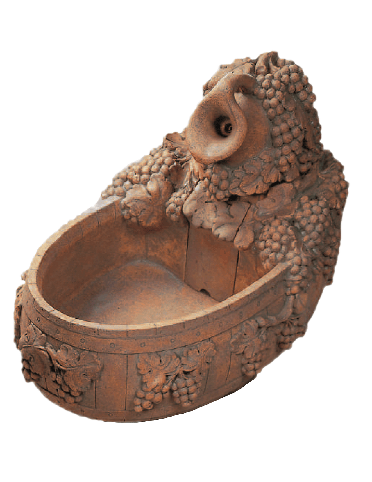 Wine Jug Cast Stone Outdoor Garden Fountain With Spout Fountain Tuscan 