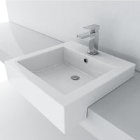 Thumbnail for Cantrio Vitreous China semi recessed sink Ceramic Series Cantrio 