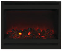 Thumbnail for Amantii Zero Clearance Electric w/Square Steel Surround Log & 3 colors media Electric Fireplace Amantii 