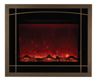 Thumbnail for Amantii Arrowhead style door with screen for ZECL-39-4134 Electric Fireplace Amantii 