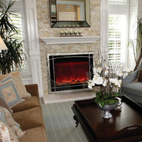 Thumbnail for Amantii Mission style steel overlay only for ZECL-39-4134 Electric Fireplace Amantii 
