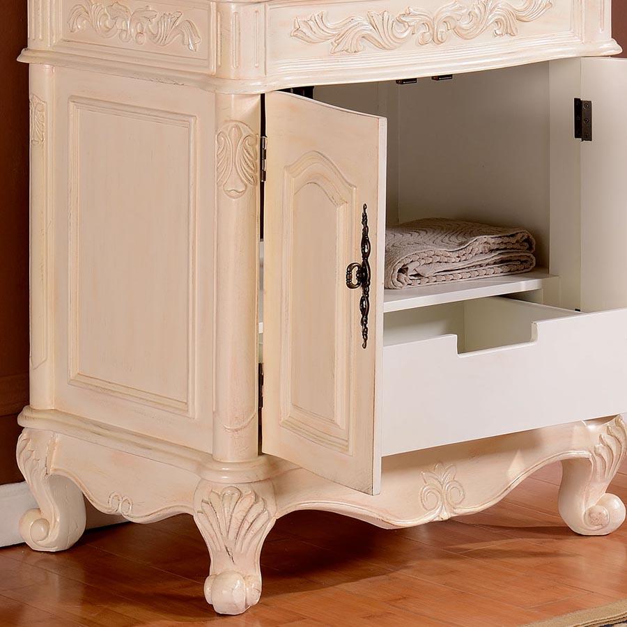 Silkroad 32" Traditional Single Sink Bathroom Vanity Vanity Silkroad Exclusive 