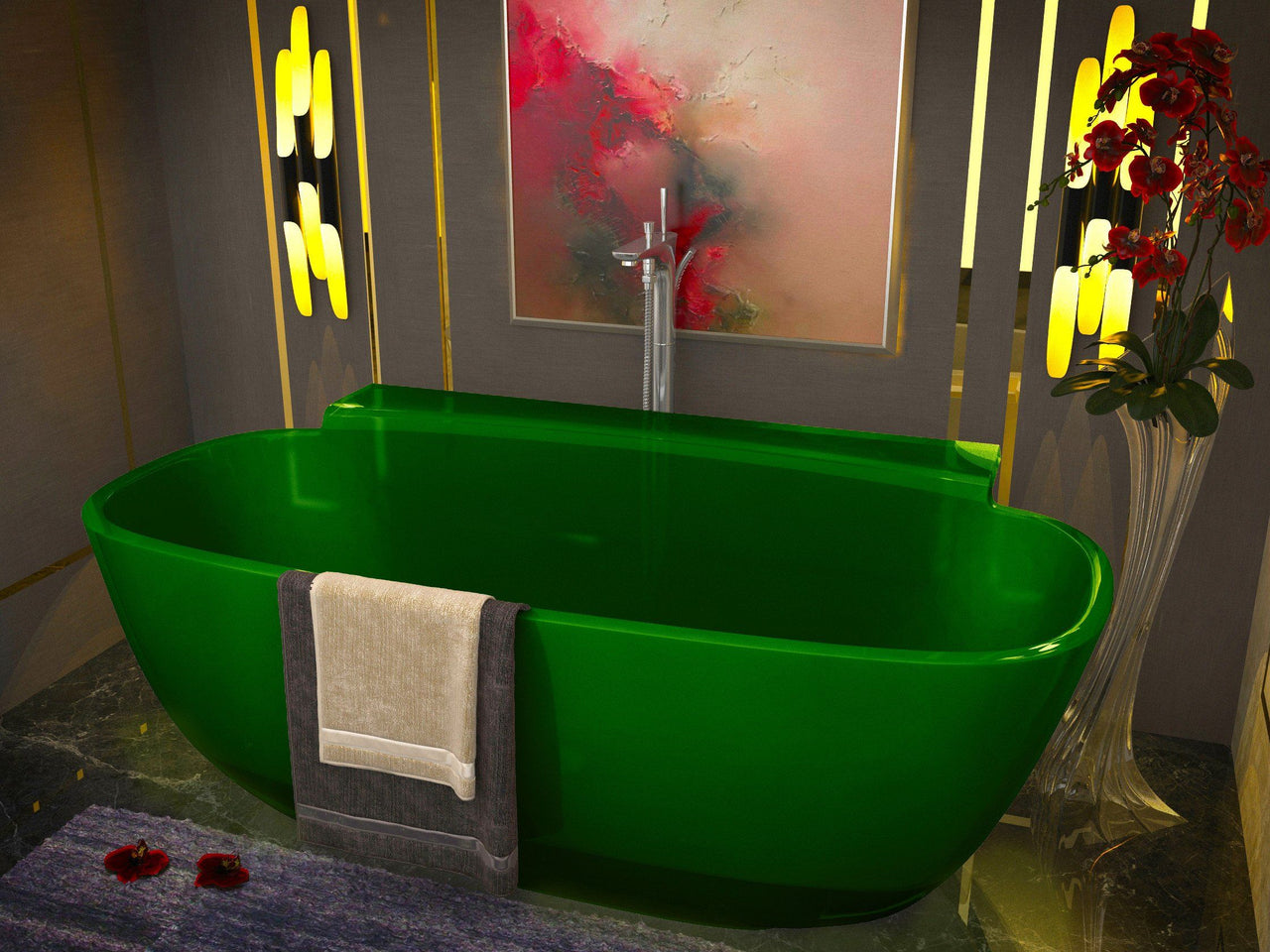 ANZZI Vida FT-AZ523G FreeStanding Bathtub FreeStanding Bathtub ANZZI 
