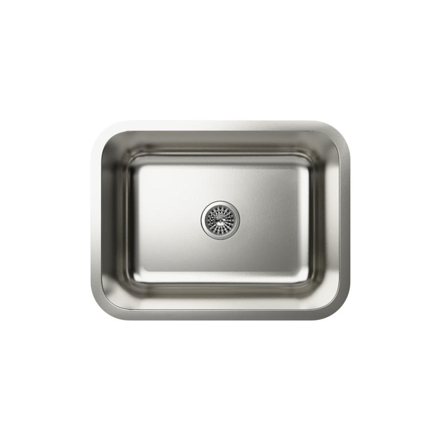 Cantrio Single Bowl 23" Stainless Steel undermount Kitchen sink Kitchen Steel Series Cantrio 