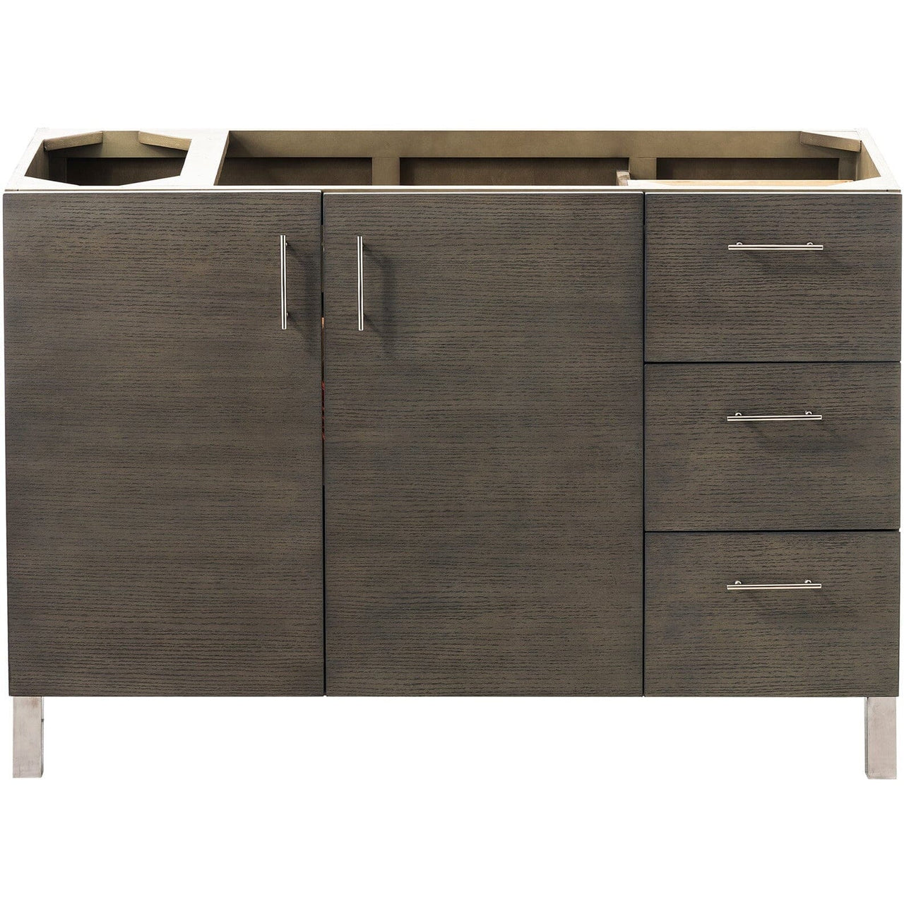 James Martin Metropolitan 48" Single Vanity Vanity James Martin Silver Oak Cabinet Only 