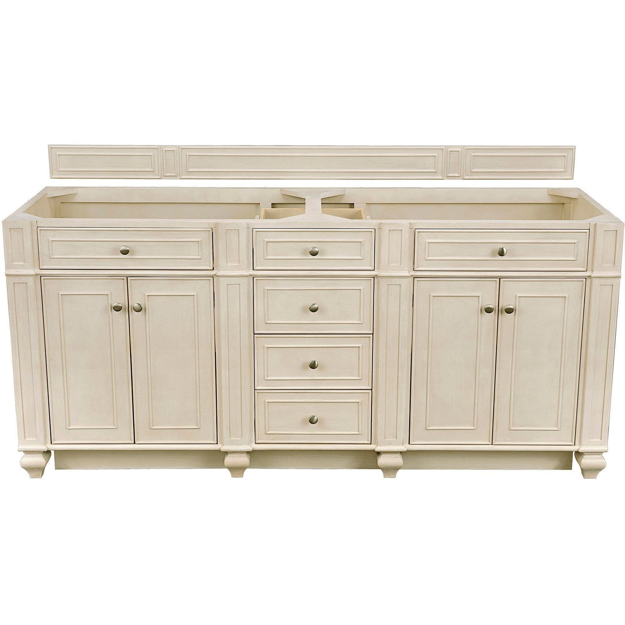 James Martin Bristol 72" Double Vanity Vanity James Martin Vintage Vanilla Cabinet Only 