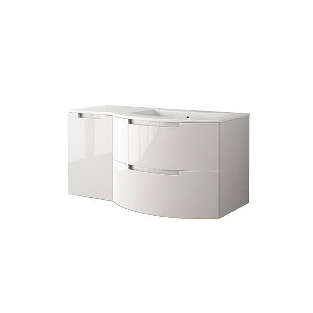 Latoscana Oasi 53" Modern White Glossy Bathroom Vanity Vanity Latoscana 