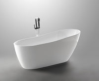 Thumbnail for ANZZI Trend Series 5.58 ft. Freestanding Bathtub in White FreeStanding Bathtub ANZZI 