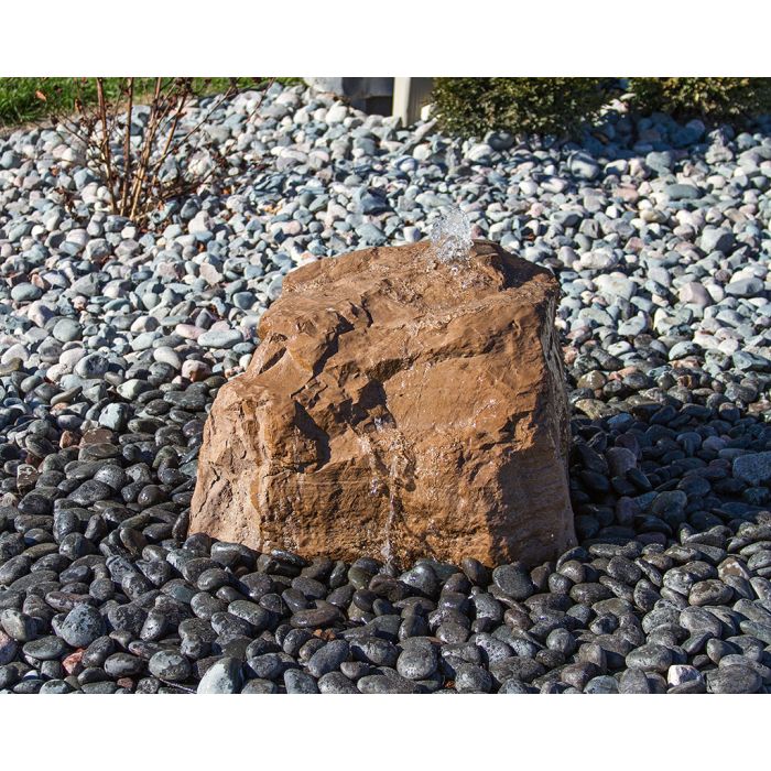 GFRC Bubbling Boulders LA3375K Sand River Falls Fountain Kit Fountain Blue Thumb 