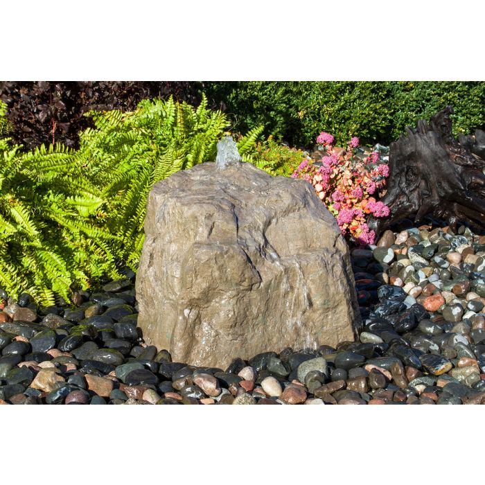 GFRC Bubbling Boulders LA3375K Sand River Falls Fountain Kit Fountain Blue Thumb 