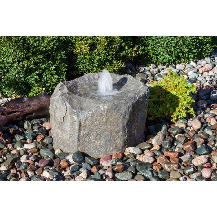 GFRC Bubbling Boulders LA3225K Alder Falls Fountain Kit Fountain Blue Thumb 