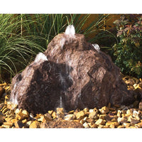 Thumbnail for GFRC Bubbling Boulders LA3500K Triple Cascade Fountain Kit Fountain Blue Thumb 