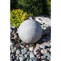 Thumbnail for Real Stone Fountains ABGS12K Fountain Kit - 12″ Granite Sphere Fountain Blue Thumb 
