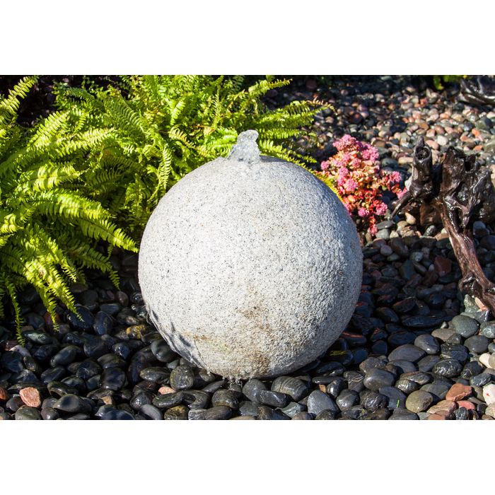 Real Stone Fountains ABGS20K Fountain Kit - 20″ Granite Sphere Fountain Blue Thumb 