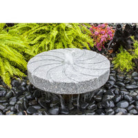 Thumbnail for Real Stone Fountains ABMS20S Mill Stone Fountain Kit - 20″ Swirl Style Fountain Blue Thumb 