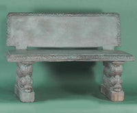 Thumbnail for Adriatic Outdoor Cast Stone Garden Bench Benches Tuscan 