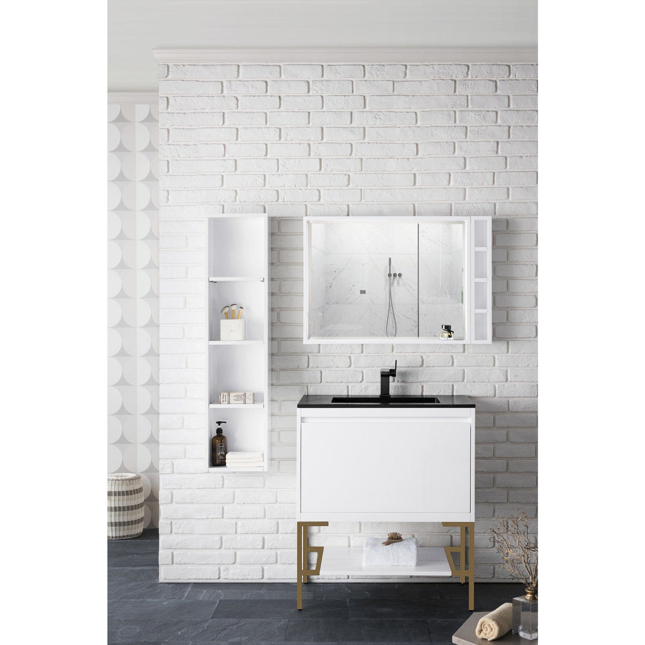 James Martin Milan 31.5" Single Vanity with Base Vanity James Martin 