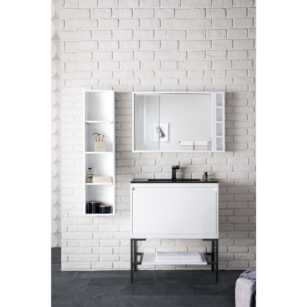 James Martin Milan 31.5" Single Vanity with Base Vanity James Martin 