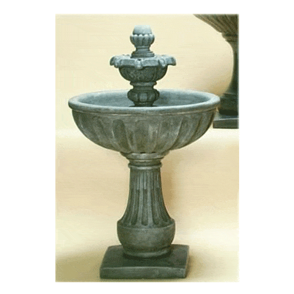 Alba Cast Stone Outdoor Garden Fountain Tall Fountain Tuscan 