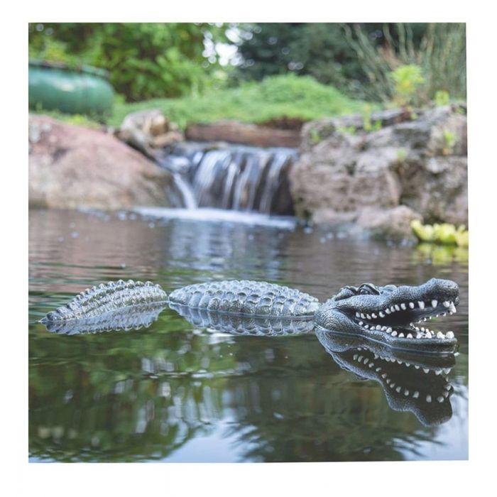 Fish Care AI93000 Floating Alligator Decoy Garden - Fish Ponds Blue Thumb 