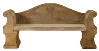 Thumbnail for Anduze Garden Outdoor Cast Stone Garden Bench Benches Tuscan 