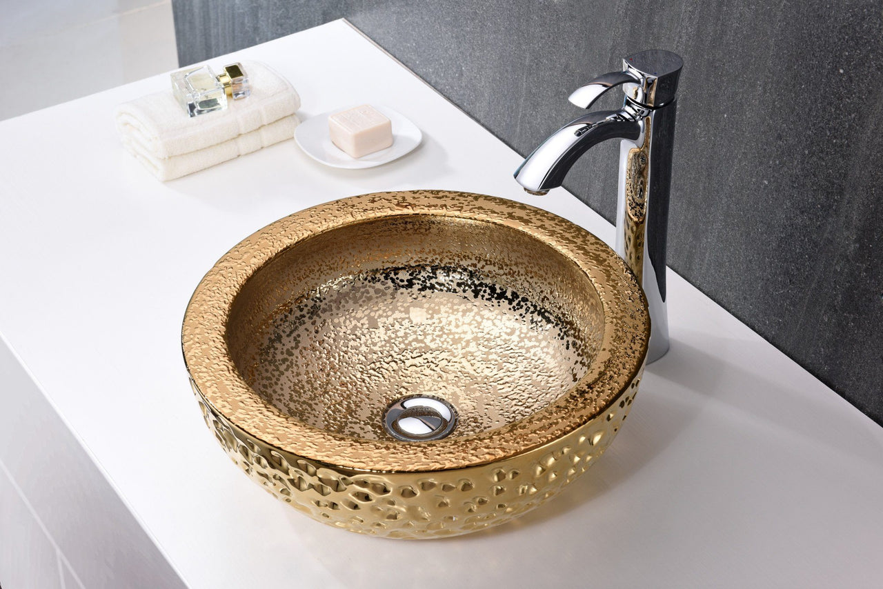 ANZZI Regalia Series LS-AZ179 Vessel Sink - Glass Bathroom Sink ANZZI 