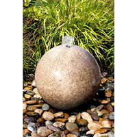 Thumbnail for Real Stone Fountains ABART4920 20″ Yellow Granite Sphere Fountain Fountain Blue Thumb 