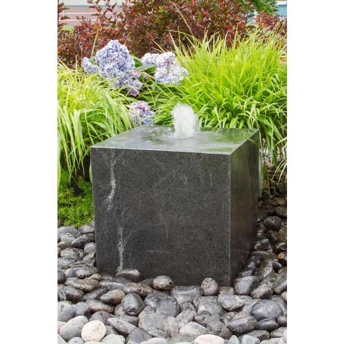 Real Stone Fountains ABZ130 Kanji Fountain Kit - Gray Fountain Blue Thumb 