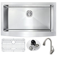 Thumbnail for ANZZI ELYSIAN Series KAZ3620-031B Kitchen Sink Kitchen Sink ANZZI 