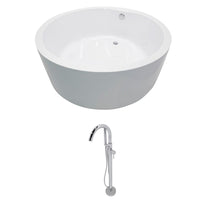 Thumbnail for ANZZI Rotunda FT300-0025 FreeStanding Bathtub FreeStanding Bathtub ANZZI 