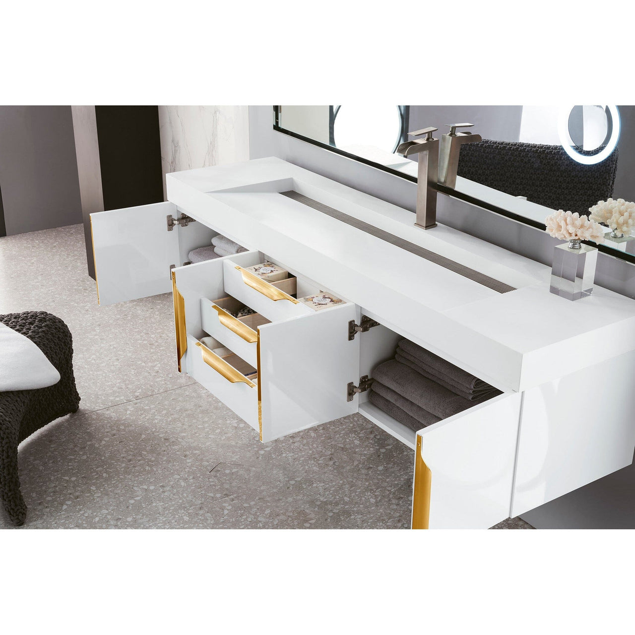 James Martin Mercer Island 72" Single Vanity Vanity James Martin 